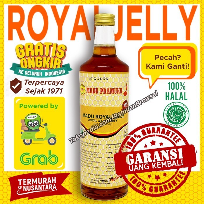 

Madu Pramuka Alami (Madu Royal Jelly) 650ml