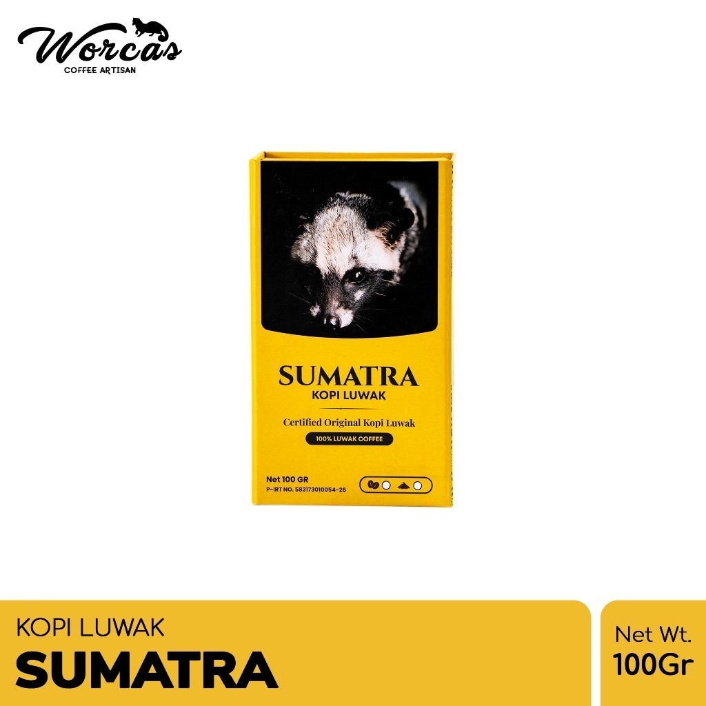 

WORCAS Sumatra Luwak Coffee 100gr - Classic Box Kopi Luwak