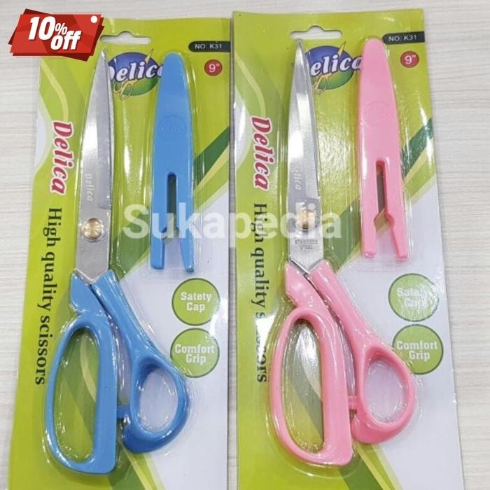 

Extra Gunting Kain Delica 9" Gunting Dengan Sarung Kekinian