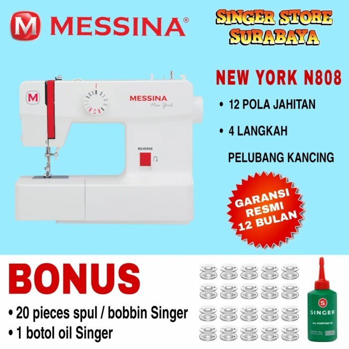 Mesin Jahit Messina N808