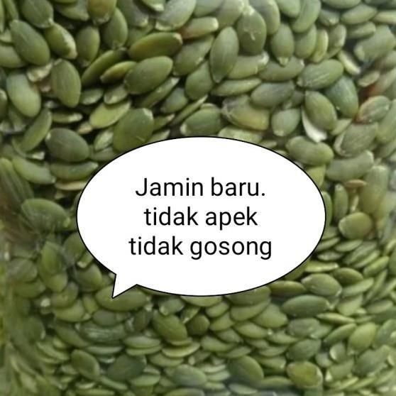 

Kuaci Biji Labu Hijau Kupas Panggang Oven Pumpkin Seed 500Gr