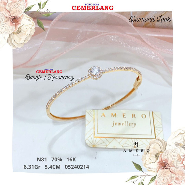 GELANG AMERO FASHION 700 16K 5.4CM 6.25 05240214