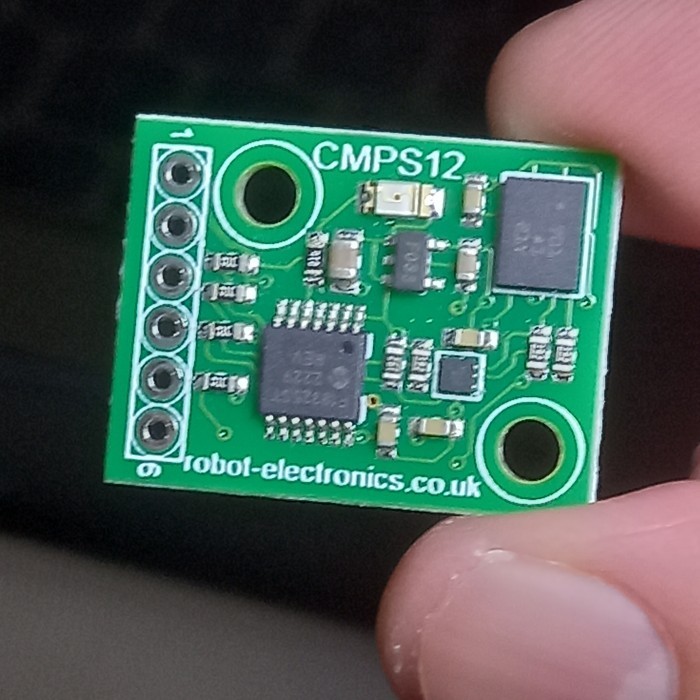 Produk CMPS12 Tilt compensated compass Sensor Kompas Digital READY