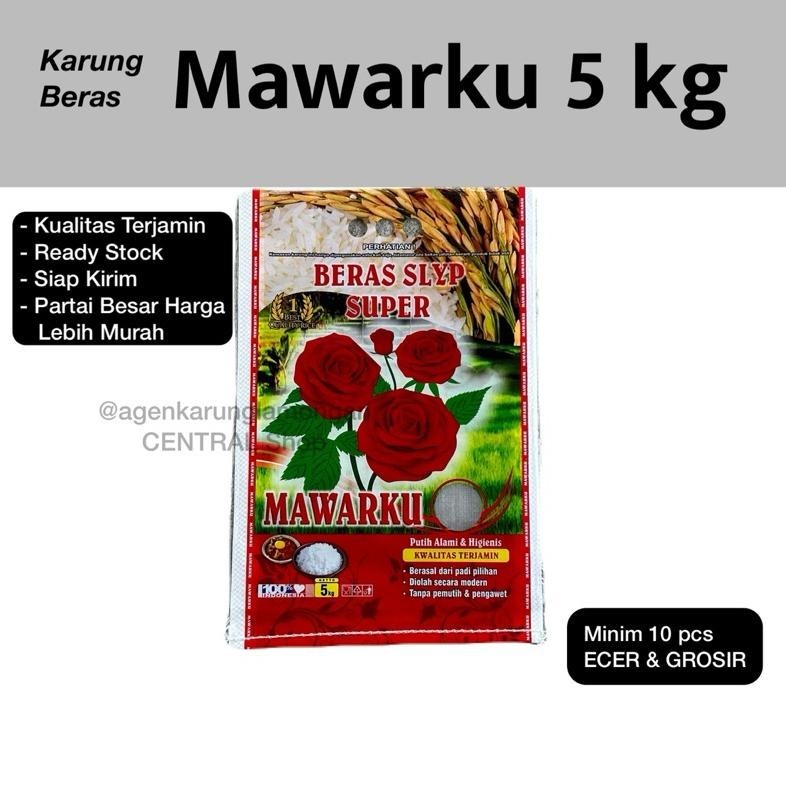 

Karung Beras 5 kg Cap Mawarku