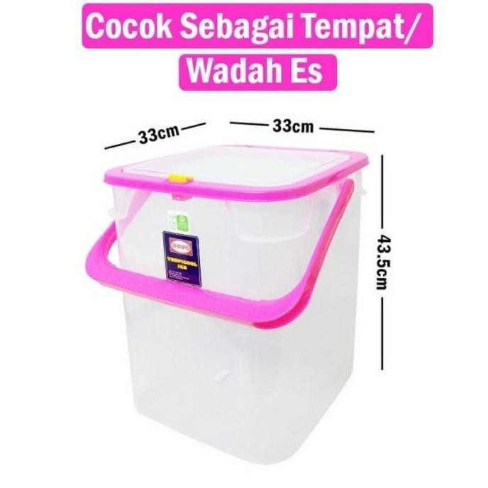 

Shinpo 936 Toples Es Buah 36.5 Liter + Gayung / Aquarium Es Kelapa KS88