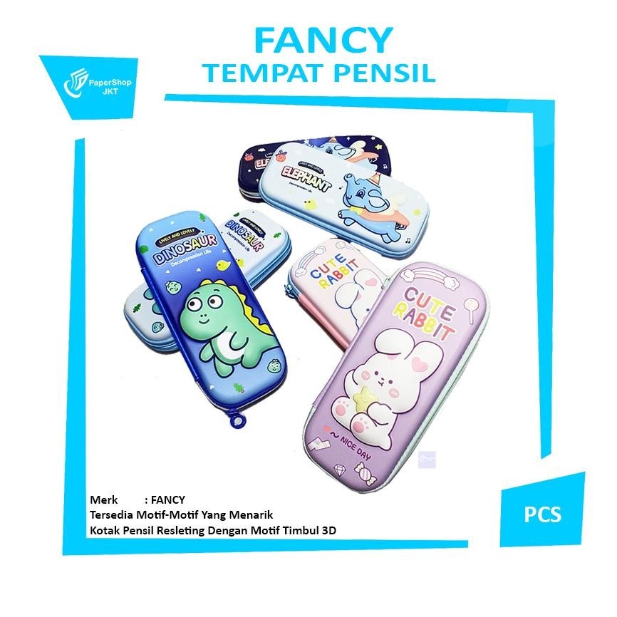 

Th-23 Fancy - Tempat Pensil Resleting Motif 3D - Pcs Terbaru