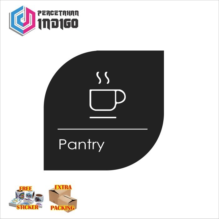 

Grosir sign papan akrilik acrylic pantry Elegan