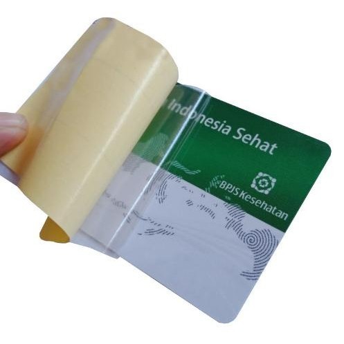 

Sticker bening Pelindung Kartu ATM SIM KTP Flazz Skin Card laminasi Evvarisk