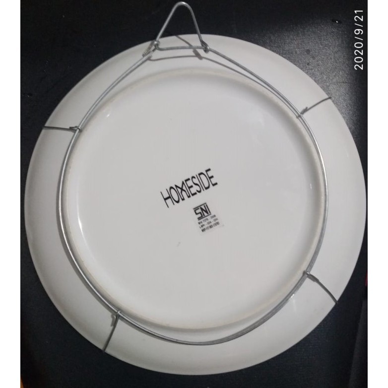 Ede Piring Makan Keramik Hiasan Dinding Walldecor Motik Wayang Nusantara