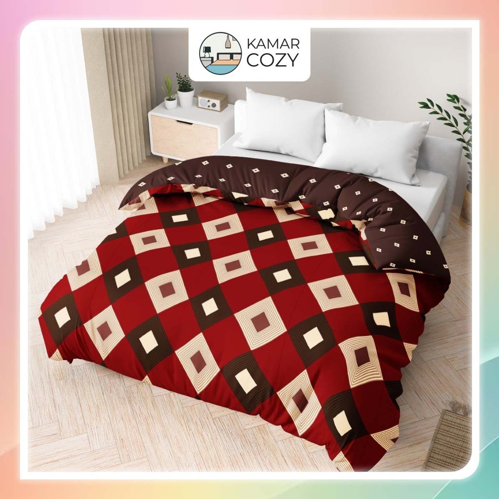 Kintakun DLUXE Bed Cover Only / Selimut Tebal / Comforter 180 x 200 King Lorencia Aesthetic Badcover