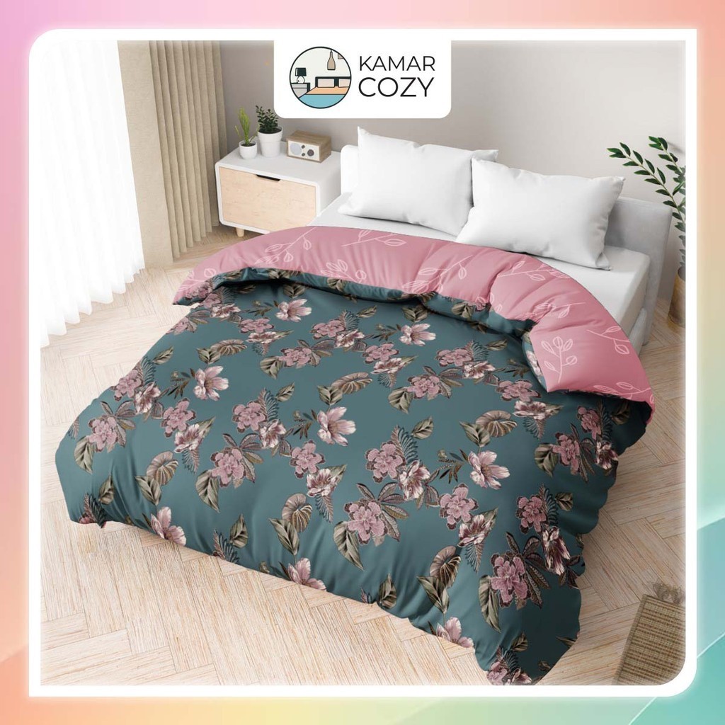 Kintakun DLUXE Bed Cover Only / Selimut Tebal / Comforter 180 x 200 King Safira Aesthetic Badcover E