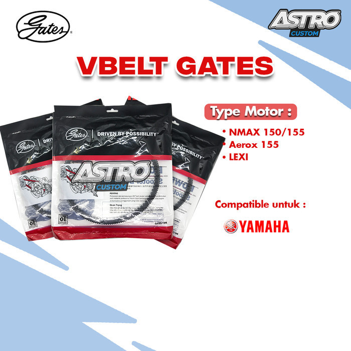 Vanbelt V-Belt Nmax 155 Nmax All New Led Belt Gates Powerlink Thailand
