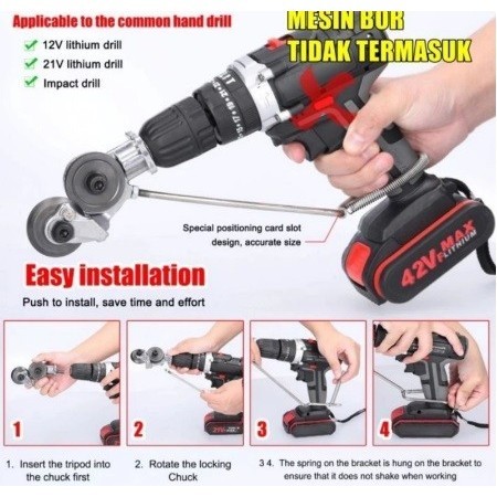 Produk Mesin Bor Jadi Gunting Pemotong Plat Seng