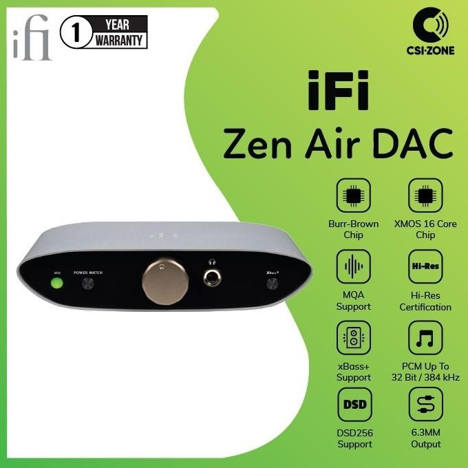 IFI Zen Air DAC Hi-Res Desktop DAC / Headphone AMP with XBass+