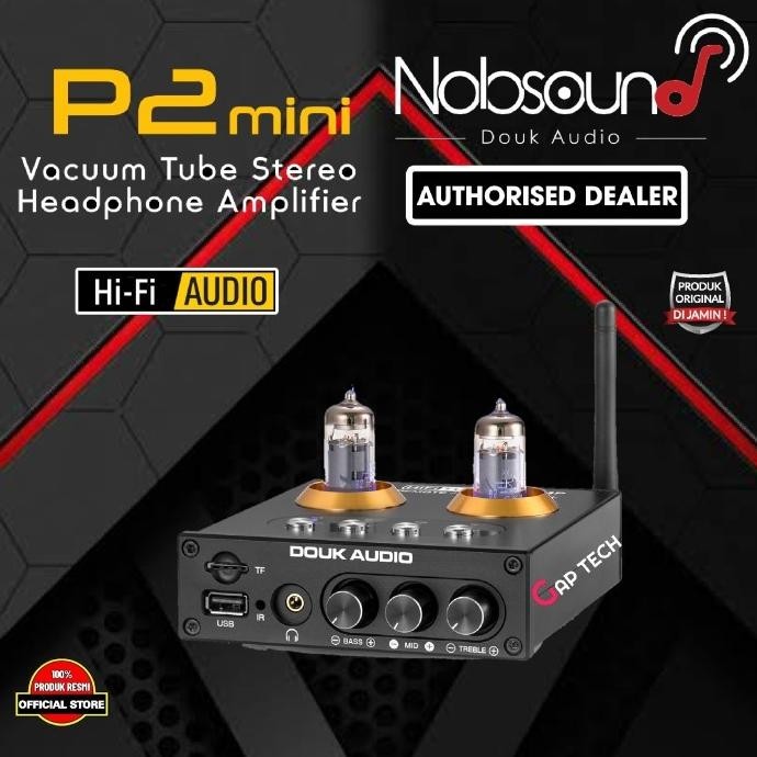 Nobsound Douk Audio P2 Mini Vacuum Tube Preamp Headphone Amplifier