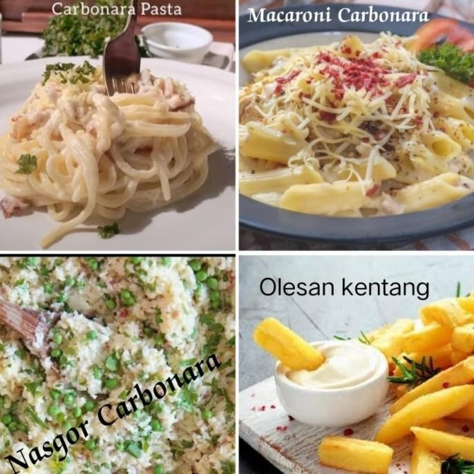 

Saus Spaghetti Pasta Daging Karbonara Carbonara Sauce LC