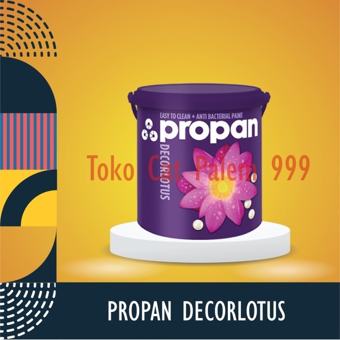 Cat Tembok Anti Noda PROPAN DECORLOTUS DLI 480 Warna White 9101 20 LTR