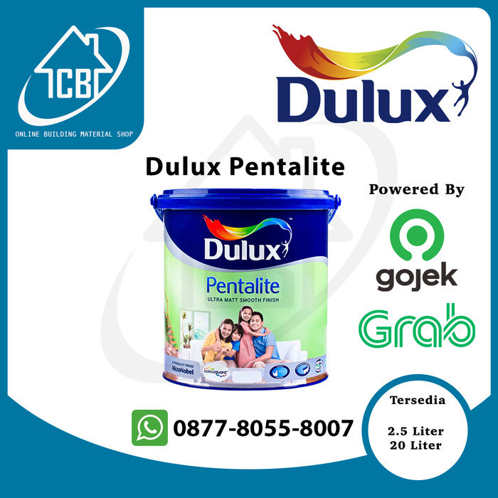 CAT TEMBOK DULUX LILY WHITE 44520 - 2.5LTR