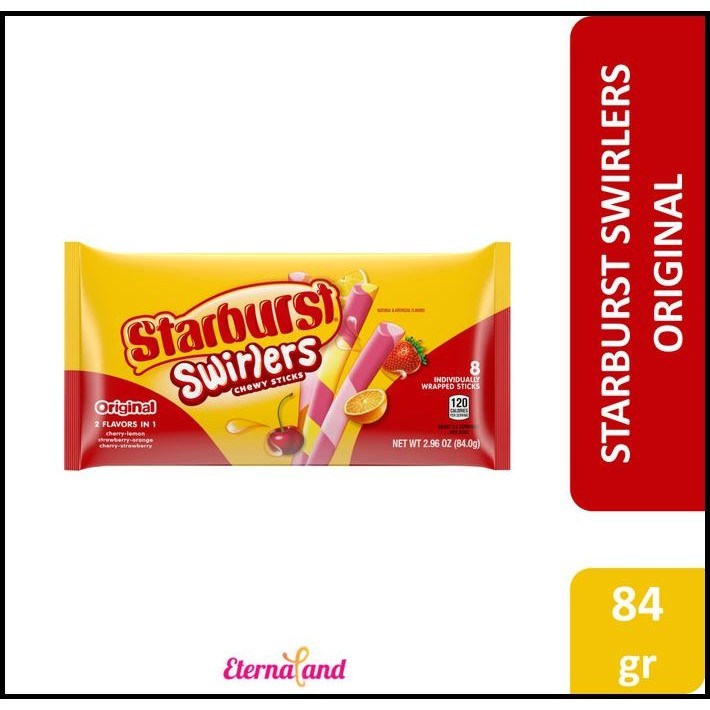 

Starburst Swirlers Chewy Sticks - Permen Rasa Buah Impor Usa