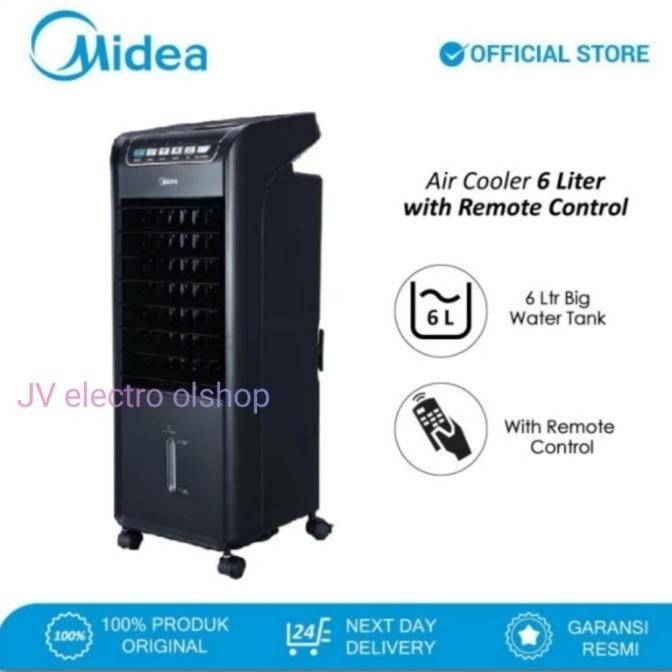 MIDEA Air Cooler AC100 A - REMOTE / Pendingin Ruangan MIDEA 6L- AC100A