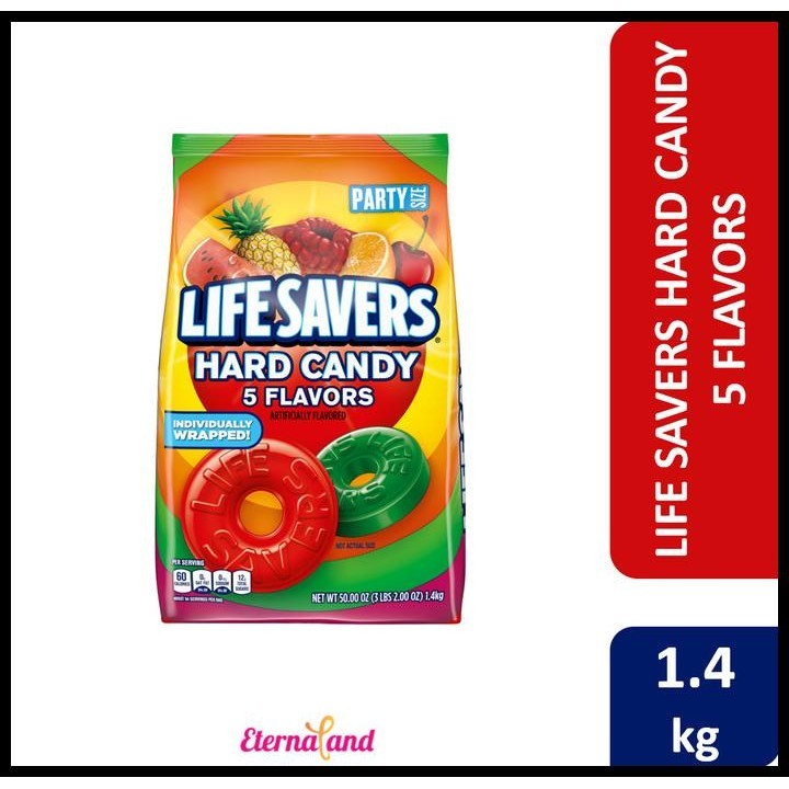 

Life Savers Hard Candy Party Size - Permen Rasa Buah Impor Usa