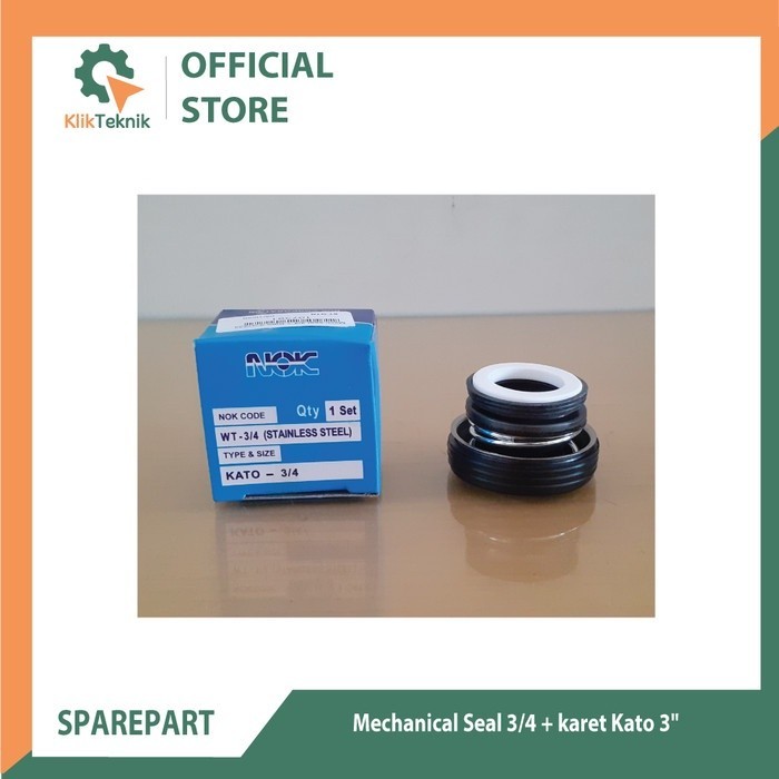 Mechanical seal 3/4 + karet Kato 3"