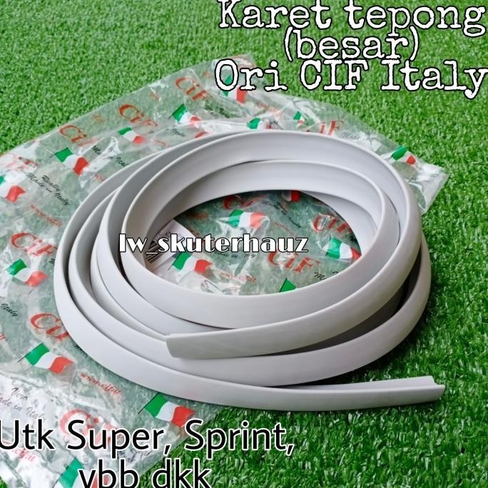 Diskon Karet tepong Vespa ori CIF Italy utk Super Sprint vbb dkk dijamin