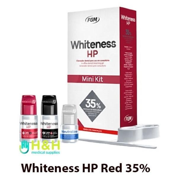 Whiteness Hp Red 35% Fgm / Bahan Bleaching Gigi / Pemutih Gigi