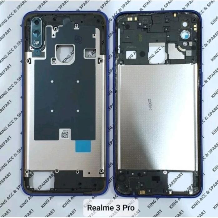 BEZZEL BEZEL BAZEL TULANG MESIN TENGAH REALME 3 PRO