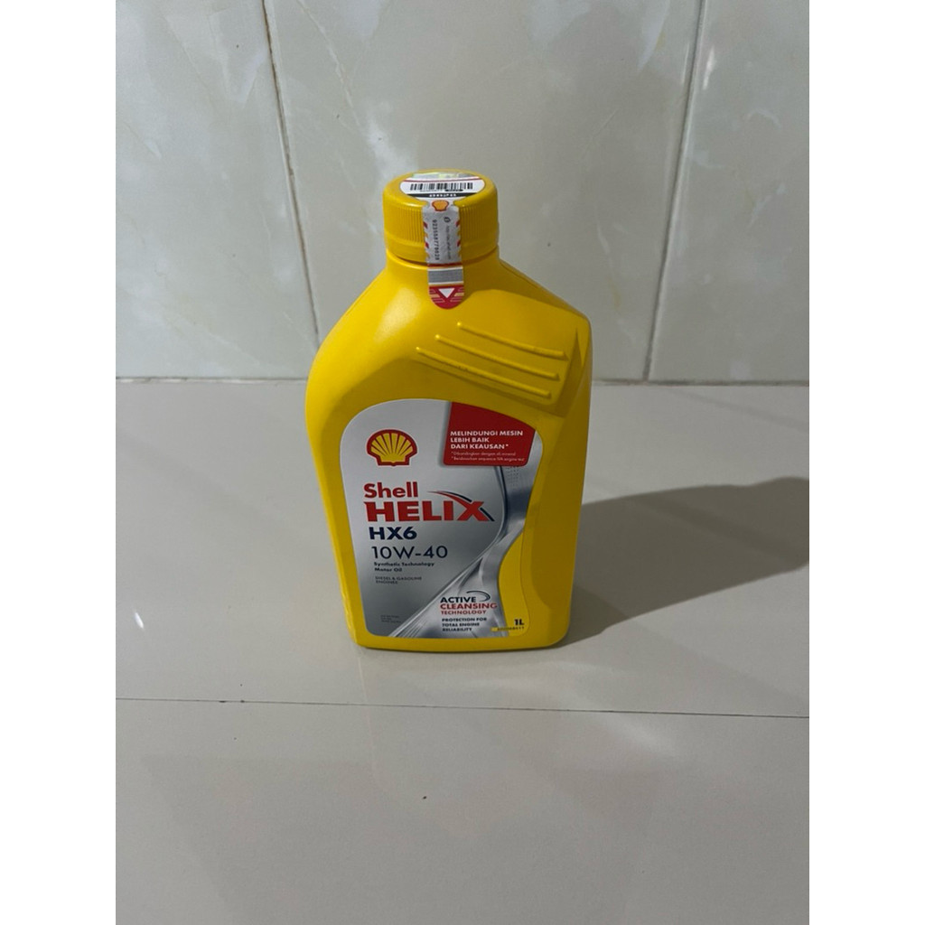 Oli Shell Helix HX6 SAE 10W-40 (1L) Ori Garansi 100%