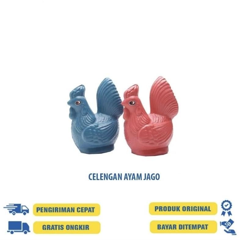 Celengan Ayam Jago Menabung Koin 6Pcs >
