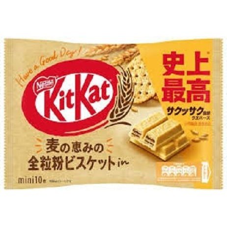 

KIT KAT Mini Whole Grain Japan /Biscuit Coklat Import Japan 124gr Kualitas Terbaik