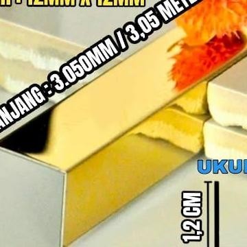 List L Gold 12X12X3.050Mm T:0.8Mm Siku L Stainless 201-Interior