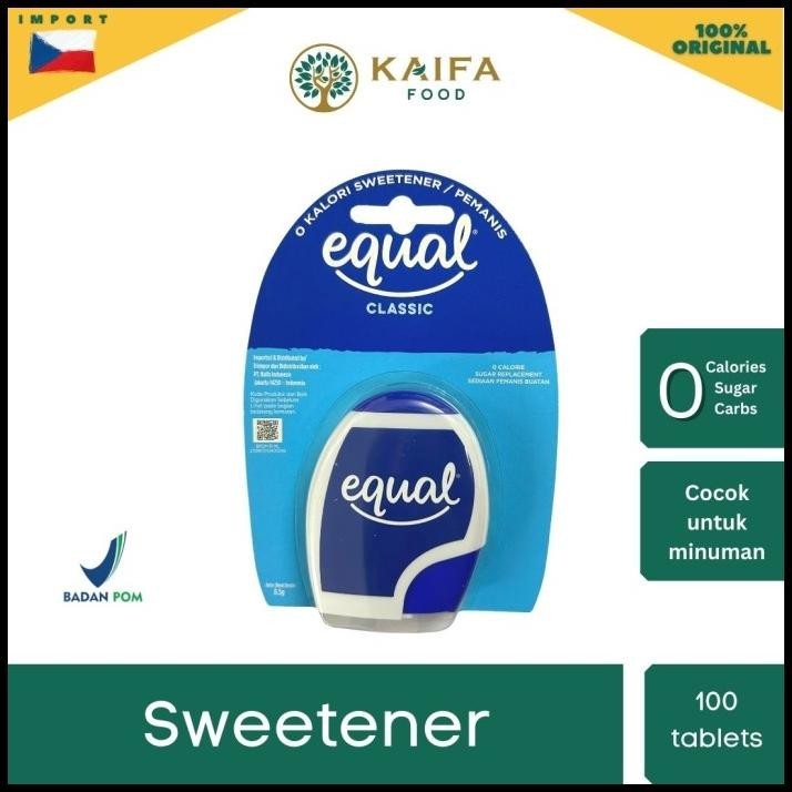 

Equal Classic Pemanis Nol Kalori / Sweetener Tablets