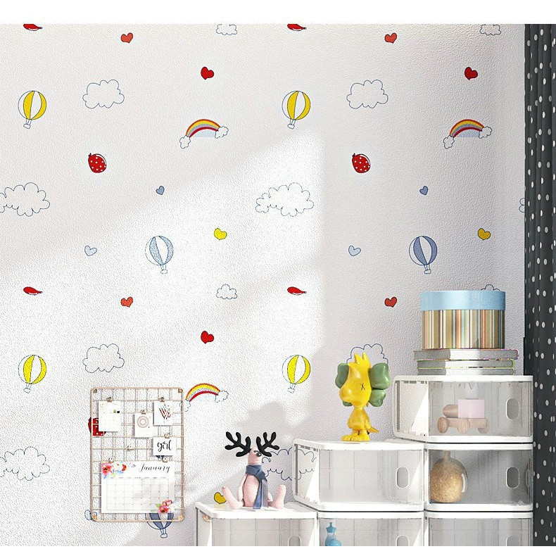 [READY] AIMILO WALLPAPER DINDING KAMAR TIDUR ANAK WALPAPER DINDING KAMAR AESTHETIC TAHAN AIR STIKER