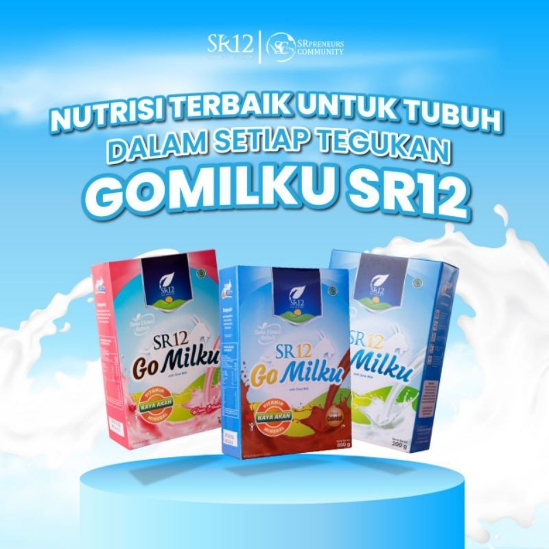 

Susu Kambing Etawa SR12 GoMilku 200 gram dan 600 gram