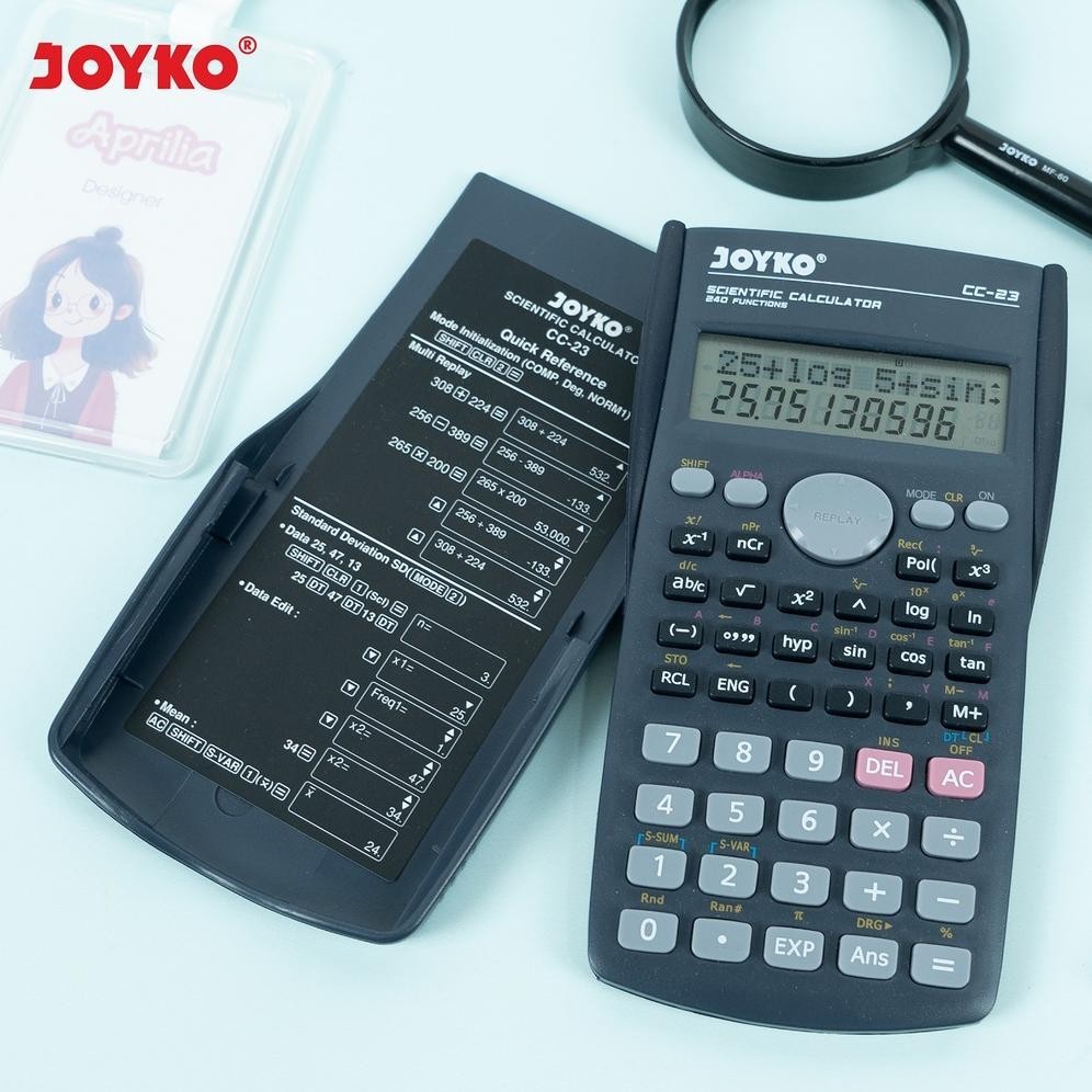 

Mega Sale Calculator Kalkulator Joyko CC-23 Scientific 240 Functions Murah