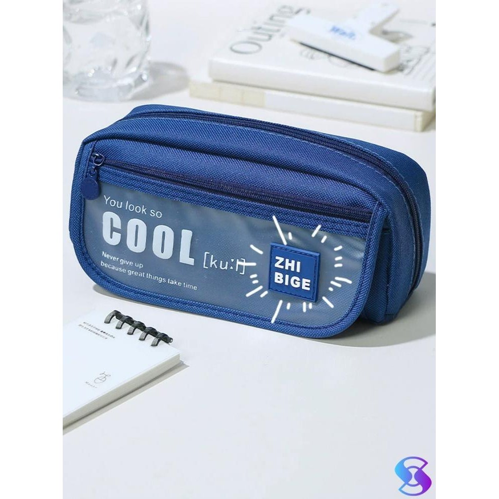 

ede-78 Tempat Pensil Warna Pencil Case 3 Bagian Tempat Pensil Besar Tempat Pensil Aesthetic - Best Stationary Termurah