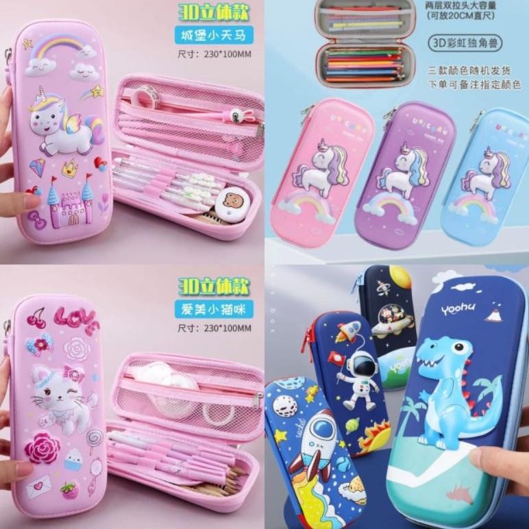 

gd-5 ( Mia ) Kotak Pensil 3D Anak Sekolah TK SD Bahan EVA / Tempat Pensil 3d Timbul Anak Murah