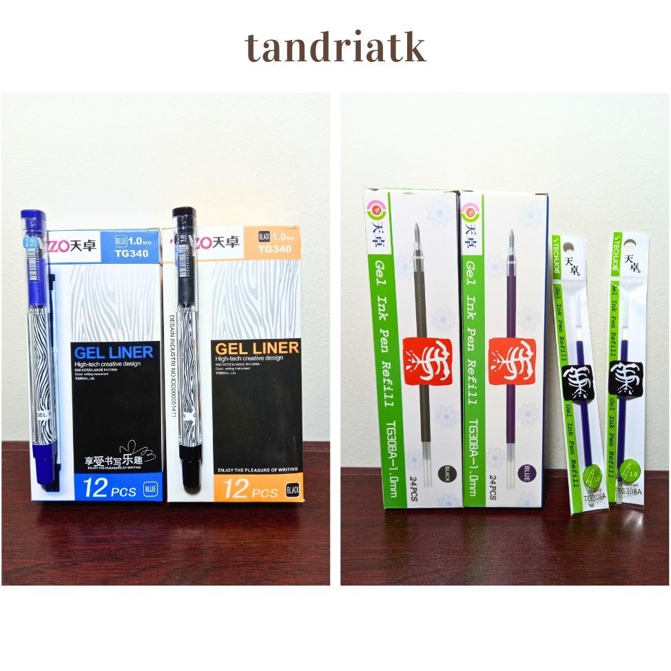 

YBW-2429 [1 Lusin/ 12 Pcs] Gel Pen Tizo TG 340 1.0mm Pulpen Tizo TG 340 Pulpen Gel Tizo Gel Ink Pen Tizo TG-340 Premium