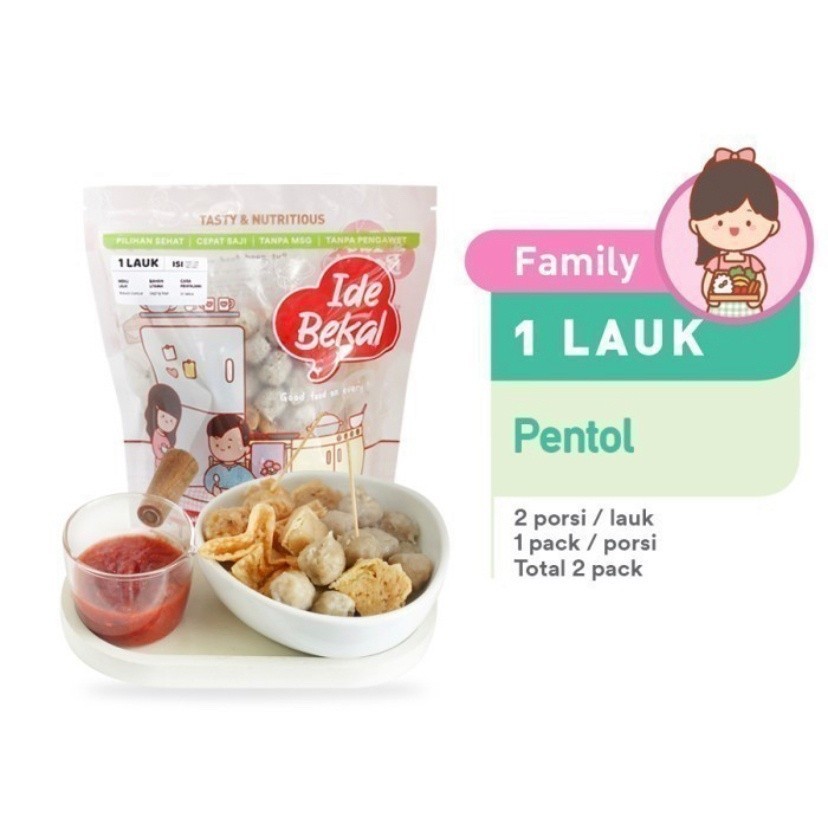 

IDE BEKAL / Pentol / Menu Family 1 Lauk / Family Healthy Frozen Food / No MSG