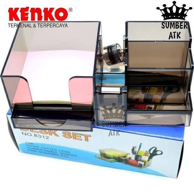 

dgh-43 DESK SET ORGANIZER KENKO K-8312 Tempat Organize Alat tulis Meja Terlaris