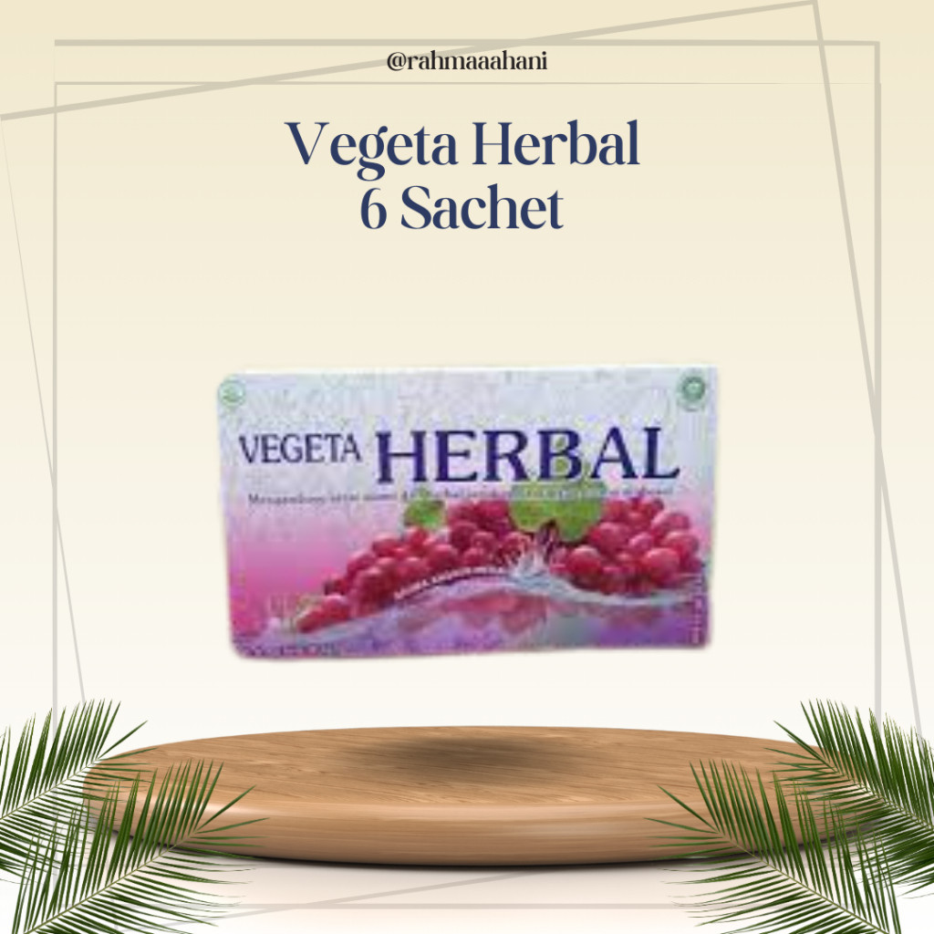 

[] 8.8 Vegera Herbal Anggur isi 6 Sachet