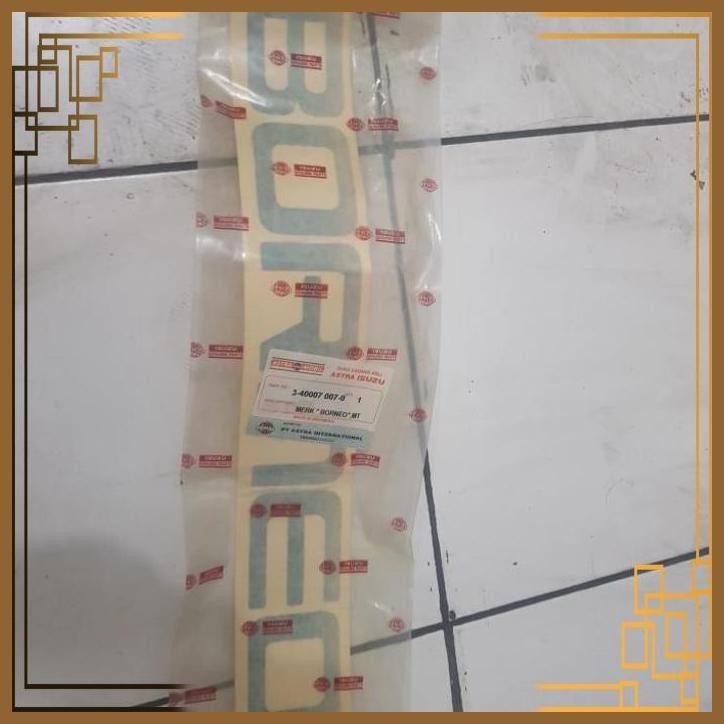 

[STJ] stiker borneo
