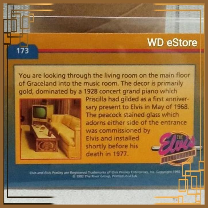 

[WDE] 1992 KARTU ELVIS PRESLEY, ELVIS'S LIVING ROOM
