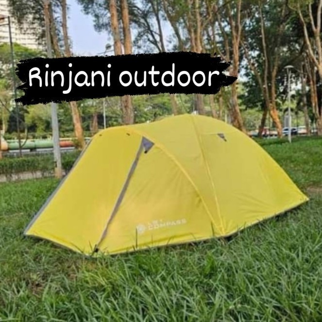 {DianShop} tenda compass 4p tenda camping compass - WARNA KUNING Diskon
