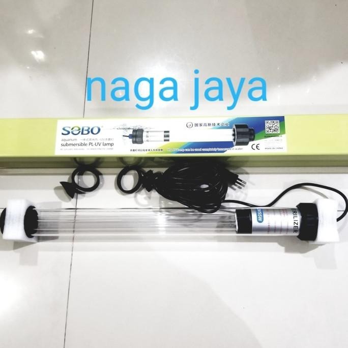 lampu uv sobo amara 55 watt silubmersible pl-uv lamp utk kolam