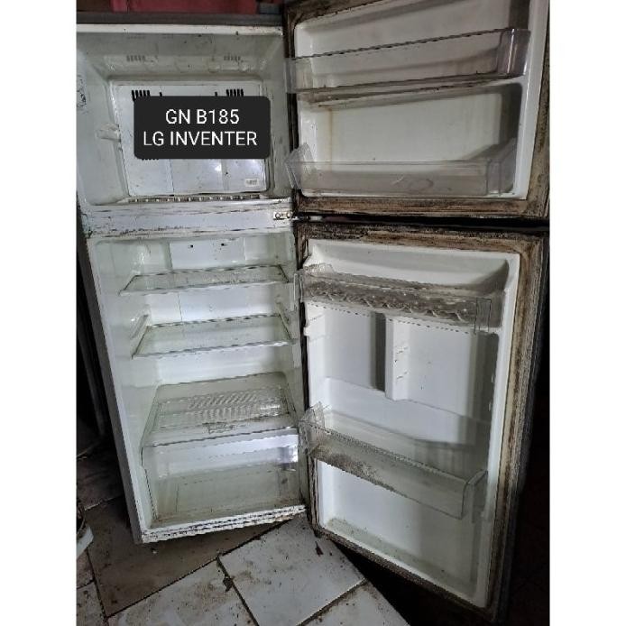 READY STOCK RAK TATAKAN BEKAS KULKAS LG INVENTER 2PINTU
