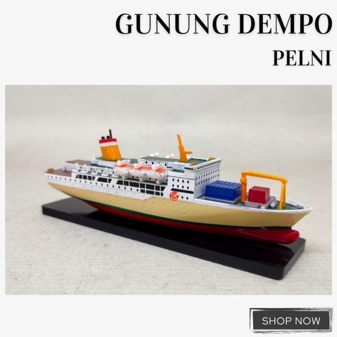 Miniatur Kapal Pelni Gunung Dempo/ Souvenir/ Gift KS