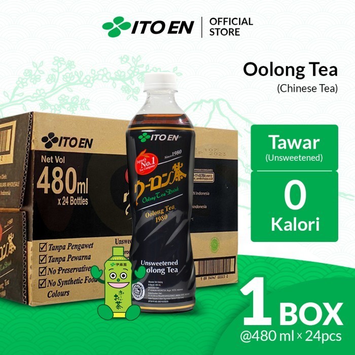 

Secrenada - Ito En Oolong Tea No Sugar 480Ml Isi 24 Pcs